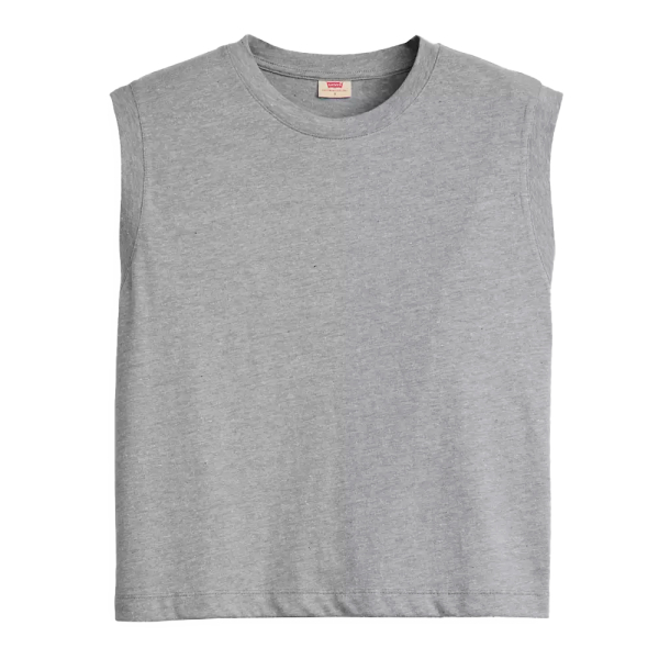 Levis T-shirts hauts et polos Gris - T-shirt sans manches carr - M - Ref 26 €